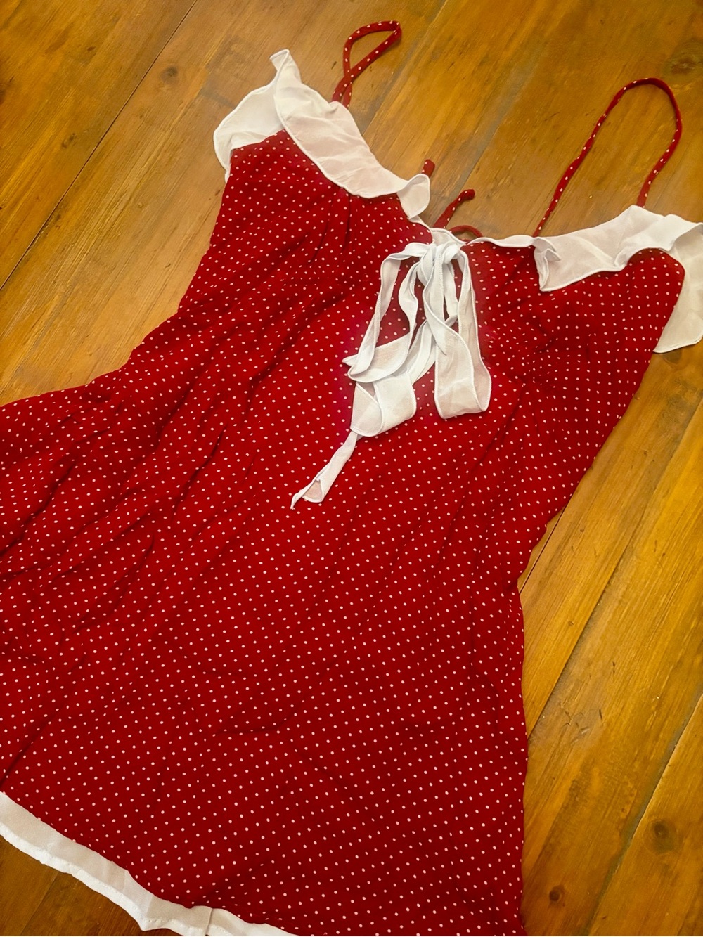 Frankie’s bikinis chiffon picnic hour mini dress - Picture 8 of 16